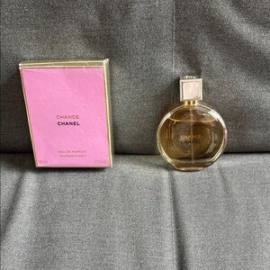 CHANEL Chance Eau de Parfum 1.7 fl. oz. used, great condition
